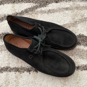 Men’s FRATELLI ROSSETTI FLEXA OXFORD CASUAL BLACK LEATHER SHOES
